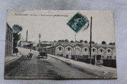 Cpa 1910, Flixecourt, établissements, Saint Frères, Somme 80 - Flixecourt