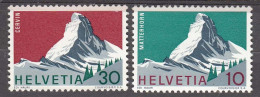 Switzerland 1965  Mountains  Michel 820-21  MNH 30992 - Montagnes