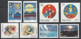Iceland      .       Yvert    .   8 Stamps    .     **      .      MNH - Unused Stamps