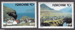 Faroe Islands 1993  Mountains  Michel 246-47  MNH 30995 - Bergen