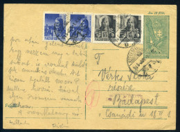 1945.06. Inflation, Censored Stationery Card Székesfehérvár - Briefe U. Dokumente