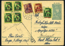 1945.. Inflation, Censored Stationery Card Miskolc - Lettres & Documents