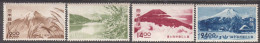 Japan 1949  Mountains  Michel 452-55  MNH 30989 - Montagne