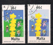 Cept 2000 2002 Malta Malte Yvertn° 1100-1101 (°) Oblitéré - 2000