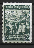 Deutsches Reich Österreich Bund Der Deutschen Wir Halten Aus WW1 1914-1918  Cinderella Vignet Werbemarke Propaganda - Fantasie Vignetten