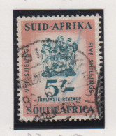 Zuid-Afrika Fiskale Zegel(revenue) Cat. J Barefoot: Revenue JAAR 1955 Nr . 97 - Andere & Zonder Classificatie