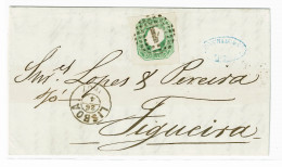 Portugal, 1862/4, # 17, Para Figueira - Covers & Documents