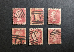 Grande Bretagne Oblitérés N YT 26 Pl 173,74,75,76,77,78 - Used Stamps