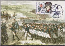 Napoléon - Austerlitz - Camp De Boulogne - FRANCE - Carte Maximum - Grande Armée - Boulogne Sur Mer - N° 3782 - 2005 - Napoléon