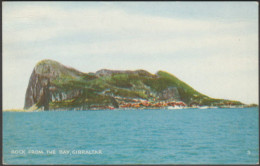 Rock From The Bay, Gibraltar, 1961 - Rex Postcard - Gibraltar