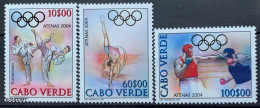 Cape Verde 2004, Summer Olympic Games In Athens, MNH Stamps Set - Cap Vert