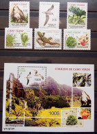 Cape Verde 2012, Protected Area Of Santo Antao - Flora And Fauna, MNH S/S And Stamps Set - Cap Vert