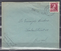 Brief Met Langstempel Ermeton S/Biert - Sello Lineal