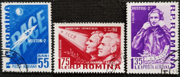 Roumanie 1961 Airmail - Le Deuxième Homme Dans L'espace   Stampworld N° 2006 à 2008  Série Complète - Usati