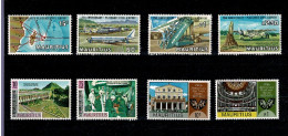 Mauritius ** :1971 Medical Conference & Serie Plaisance Civil Airport &1972 Port Louis Theatre Anniversary - Maurice (1968-...)