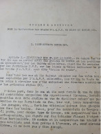 MILITARIA DOCUMENTS REGLES A OBSERVER COMPOSITION TRAINS EN TEMPS DE GUERRE 1938 - Documenti