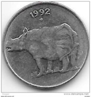 *india 25 Paisa 1992 N Km 54  Xf+ - Inde