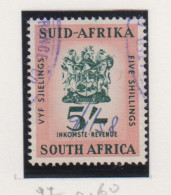 Zuid-Afrika Fiskale Zegel(revenue) Cat. J Barefoot: Revenue JAAR 1958 Nr . 97 - Andere & Zonder Classificatie