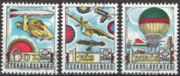 TCHECOSLOVAQUIE - "Praga 1978" Exposition Philatélique Internationale. Zeppelin LZ-1, LZ 127.Avion D'Ader.Traversée De L - Used Stamps