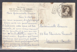 Brief Naar Schaerbeek Met Langstempel Heer - Langstempel