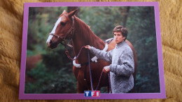 CPM RENTREE TF1 FICTION LE CHEVAL AU COEUR GUILLAUME CANET ACTEUR CINEMA FILM TELEVISION 1996 - TV-Serien