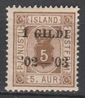 Iceland      .       Yvert    .     Service  12-B        .     *   .     Mint Hinged - Oficiales