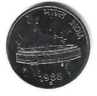 India  50 Paisa 1988 C Km   69    Unc - Inde