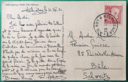 Suède, Divers Sur Carte Postale Pour La Suisse 1952 - (B2270) - Autres & Non Classés