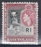 Basutoland 1961 Queen Elizabeth II, Local Motifs In Fine Used - 1933-1964 Colonia Britannica