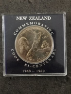 COFFRET 1 DOLLAR 1969 CAPITAINE COOK NOUVELLE ZELANDE / NEW ZEALAND SET - Nouvelle-Zélande