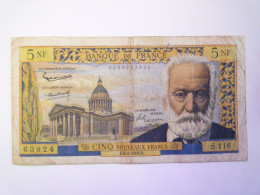 GP 2024 - 8  UN BILLET De  5 NF  Victor HUGO   1964   XXX - 5 NF 1959-1965 ''Victor Hugo''