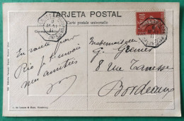 France, Divers Sur CPA, TDA BUENOS AYRES à BORDEAUX 9.5.1911 - (B2282) - Maritime Post