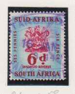 Zuid-Afrika Fiskale Zegel(revenue) Cat. J Barefoot: Revenue JAAR 1960 Nr. 91 - Andere & Zonder Classificatie