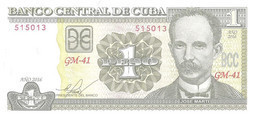 CUBA 1 PESO 2016 UNC P 128 G - Kuba