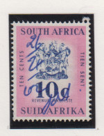 Zuid-Afrika Fiskale Zegel(revenue) Cat. J Barefoot: Revenue JAAR 1961 Nr 112 - Autres & Non Classés