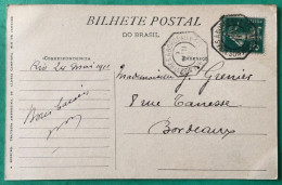 France, Divers Sur CPA, TDA BUENOS AYRES à BORDEAUX 7.6.1911 - (B2300) - Poste Maritime