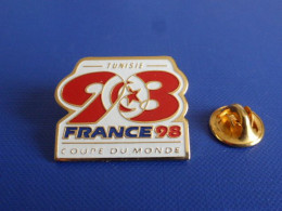 Pin's Coupe Du Monde France 98 - Football Foot - Tunisie (PR59) - Football