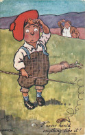 GOLF - Carte Humoristique, I Never Ken'd Onything Lke It!, Carte Illustrée Par Hamilton (Oilette). - Golf