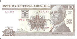 CUBA 10 PESO 2020 UNC P 117 V - Kuba