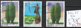JAPON 3134-35 & 35a Oblitérés Côte 3.25 € - Used Stamps