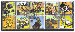 2005 Farm Animals Used Set HRD2-C - Usati