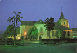 [-5%] BELGIQUE - Linkebeek - Vue Générale De Léglise St Sébastien - Place Communale - Carte Postale - Linkebeek