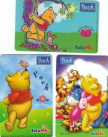 Indonesia, TelePin, Disney, Winnie The Pooh & Teddy Bear - Indonesia