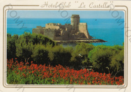 CARTOLINA  B9 CAPO RIZZUTO,CROTONE,CALABRIA-HOTEL-CLUB "LE CASTELLA"-MARE,SOLE,ESTATE,VACANZA,SPIAGGIA,VIAGGIATA 1994 - Crotone