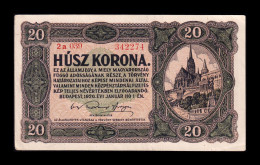 Hungría Hungary 20 Korona 1920 Pick 61 Ebc Xf - Hongrie