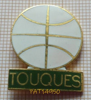 PAT14950 BASKET TOUQUES Dpt 14 Calvados  BALLON BLANC En Version EGF - Basketball