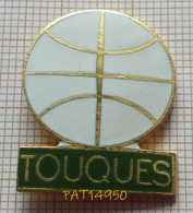 PAT14950 BASKET TOUQUES Dpt 14 Calvados  BALLON BLANC En Version EGF - Pallacanestro