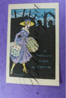 Le Fantassin Pense Au Trottin Illustrateur - Artist  - F. Chamouin -1919 Edit Aux Alliés Visé Paris N - Sonstige & Ohne Zuordnung