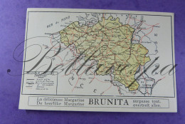 Brunita Boter Beurre Pub  Margarine Landkaart  10 X Cpa  (9 X Provincies En Kaart Belgie) - Sonstige & Ohne Zuordnung