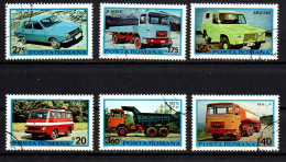 1975 - Romania 2928/33 Veicoli Rumeni    ----- - Used Stamps